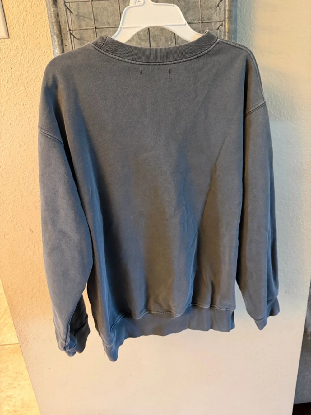 Anine Bing Gray Eagle Logo Crewneck Sweatshirt - Picture 3 of 4